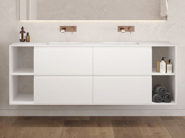 Двойная раковина Corian® с ящиками RILUXA Apollo ARCH-00102891