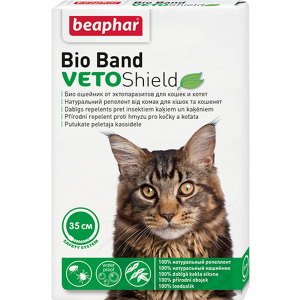 Т00000537 Ошейник для кошек Bio+ от блох и клещей 35см Beaphar