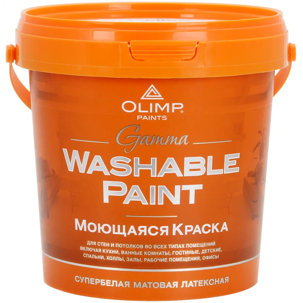 Краска для колеровки для стен и потолков Olimp Гамма белая база A 0.9 л STLM-2041707 - Вид №1