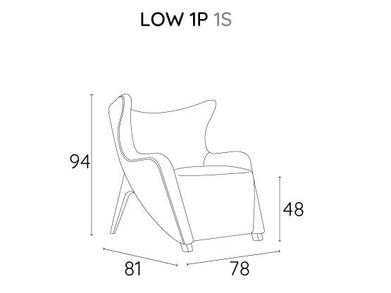 Тканевое кресло с подлокотниками Adrenalina ARCH-00056564 - Вид №4