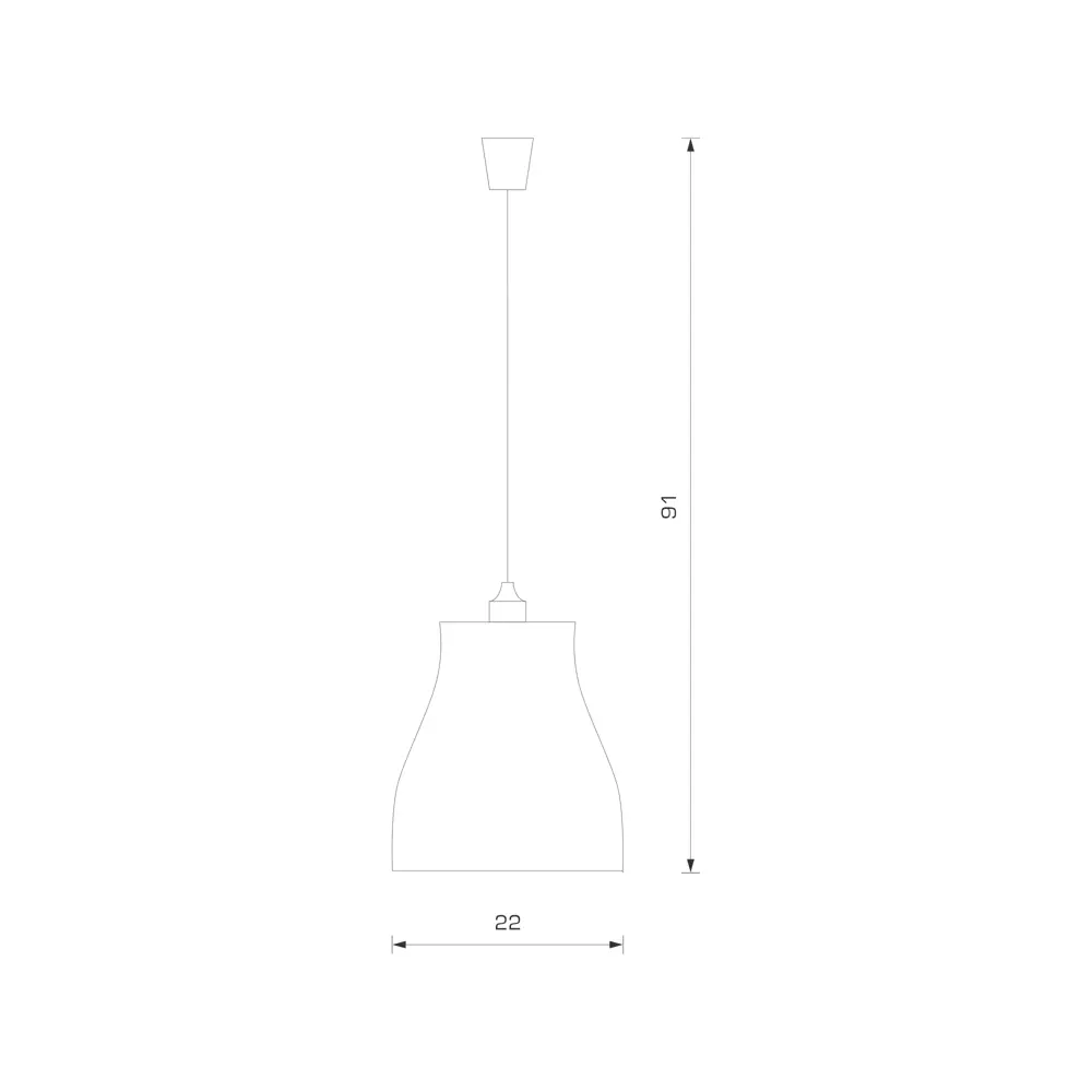 21 ВЕК-СВЕТ Подвесной светильник 2221/1 белый для точечного освещения 85116225 STLM-1582599 - Вид №9