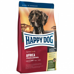 УТ0005524 Корм для собак Африка мясо страуса сух. 1кг HAPPY DOG