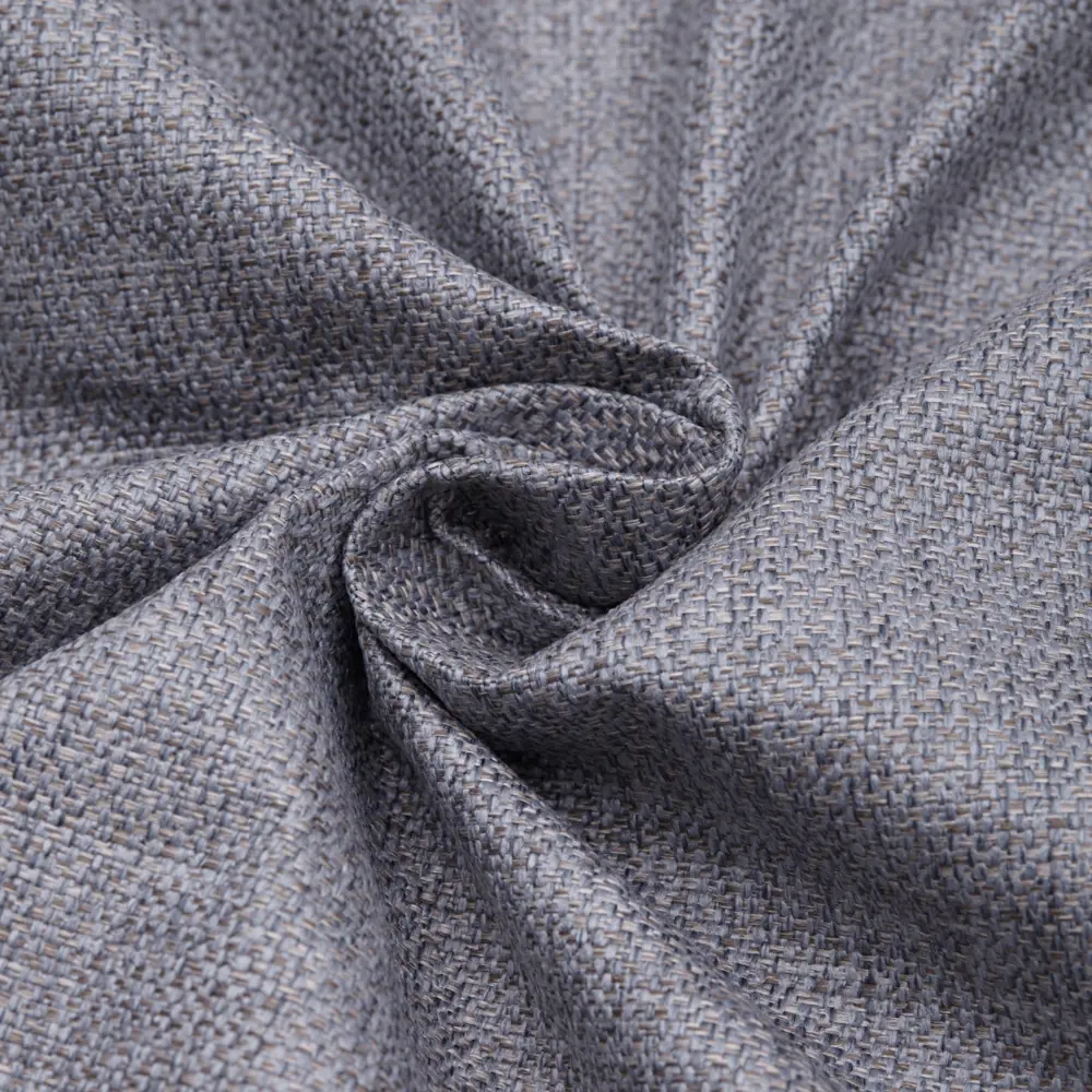 Ткань мебельная 1 м/п Jasper рогожка 140 см цвет серо-голубой AMETIST STLM-2003985 - Вид №1