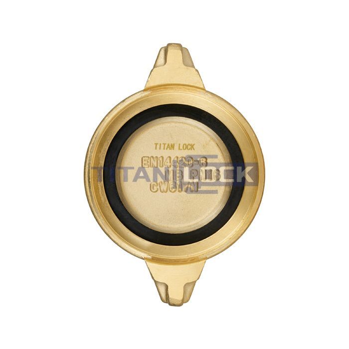 Соединение TankWagen, крышка для штуцера, латунь, TLMB100BR TITAN LOCK  - Вид №2