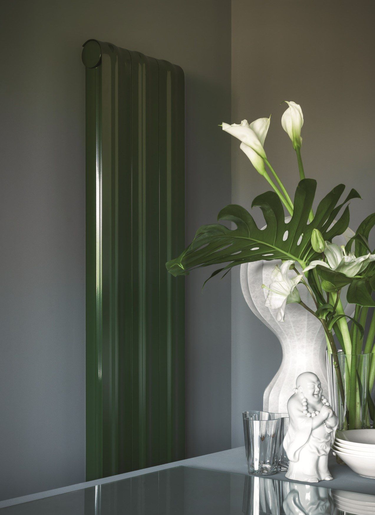 Настенный алюминиевый горизонтальный полотенцесушитель Tubes Elements ARCH-00091929 - Вид №7