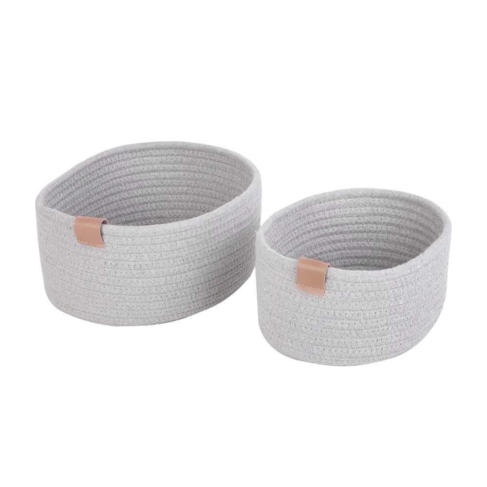 Набор корзин Sensea Magda 20x11.5x27 см цвет серый 2 шт STLM-2004154