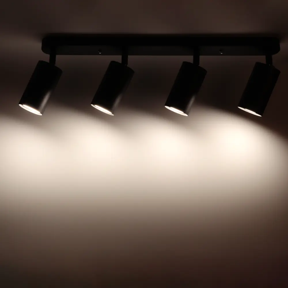 Поворотный спот RITTER Arton на 4 лампы GU10 в чёрном исполнении 83979307 STLM-0045776 - Вид №2