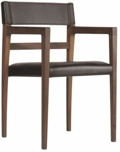 Ritzwell & Co. Мягкое кожаное кресло с подлокотниками Jk