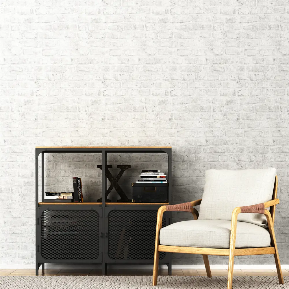 Обои флизелиновые Inspire Brick серые 1.06 м 636628 STLM-2166157 - Вид №4