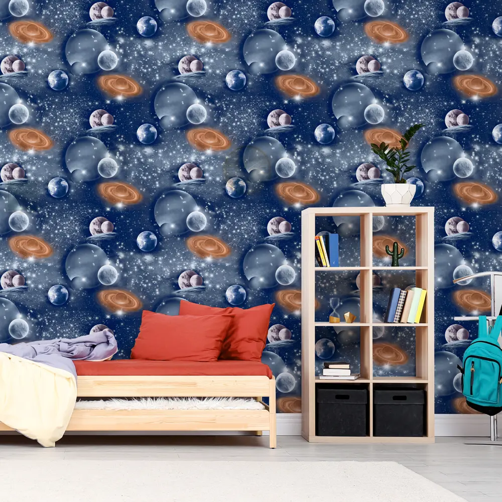 Обои флизелиновые Аспект Спейс синие 1.06 м 70267-66 АСПЕКТ РУ STLM-2061243 - Вид №2