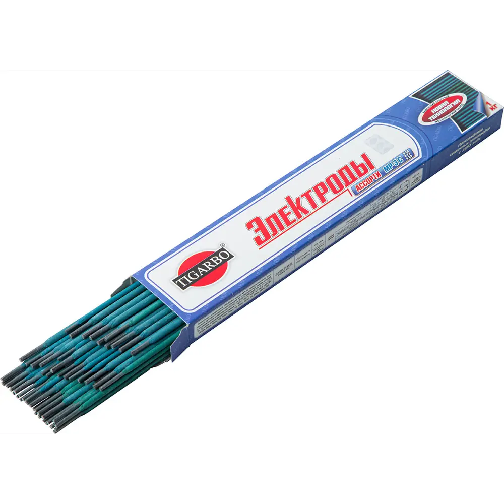 Электроды сталь Tigarbo МР-3С 2/2.5/3 мм, 1 кг STLM-2047072 - Вид №1