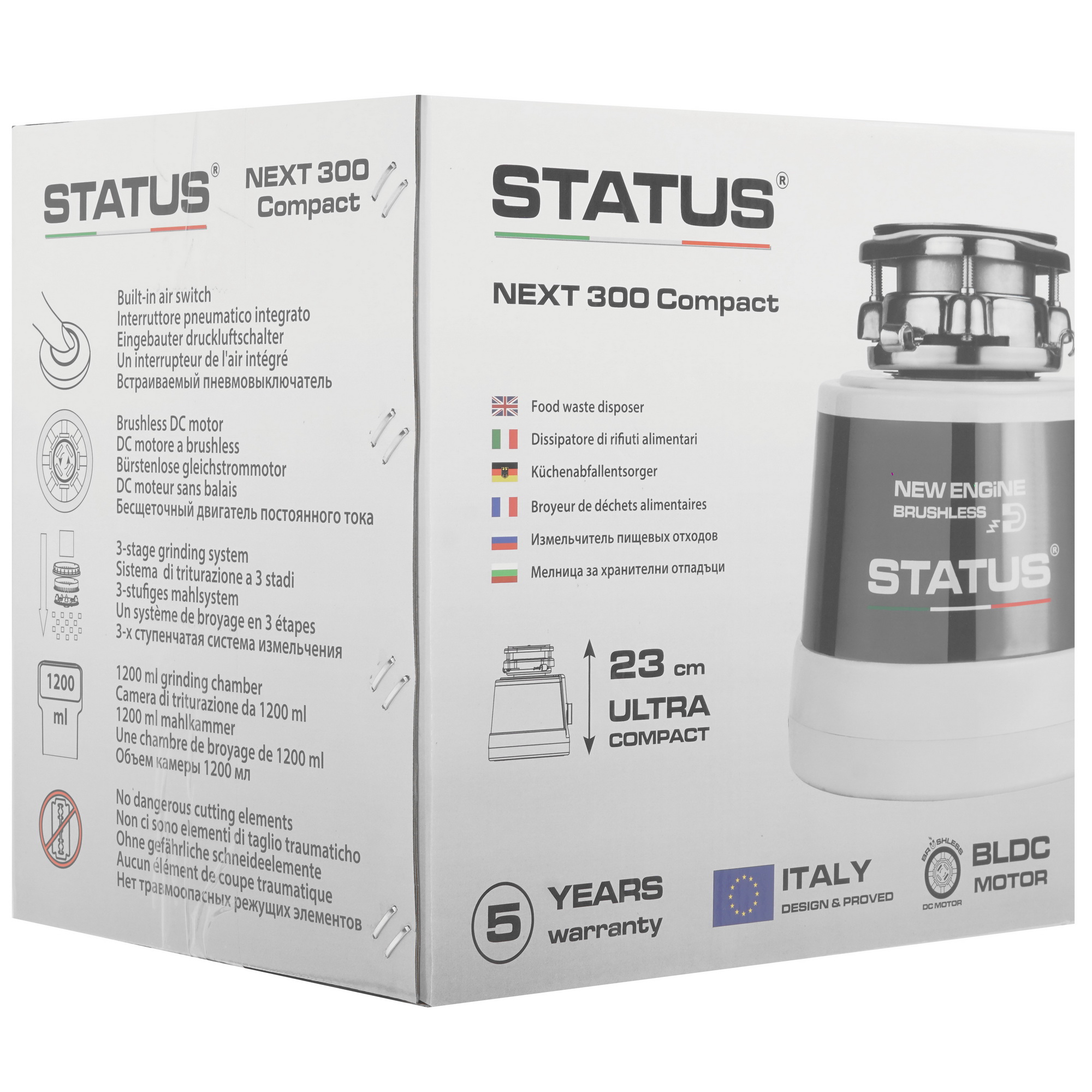 5444048 Измельчитель пищевых отходов STATUS NEXT 300 Compact STDN-0148312 - Вид №6