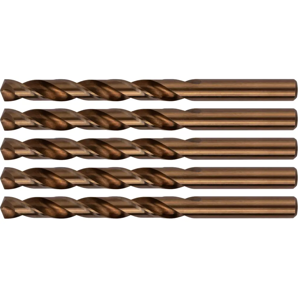 Сверло спиральное по металлу HSS-CO Fit 34000 10x133 мм, 5 шт STLM-2035775