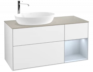 Villeroy&Boch Тумба под раковину Прямоугольная версия F933HAGF Finion Glossy White Lacquer