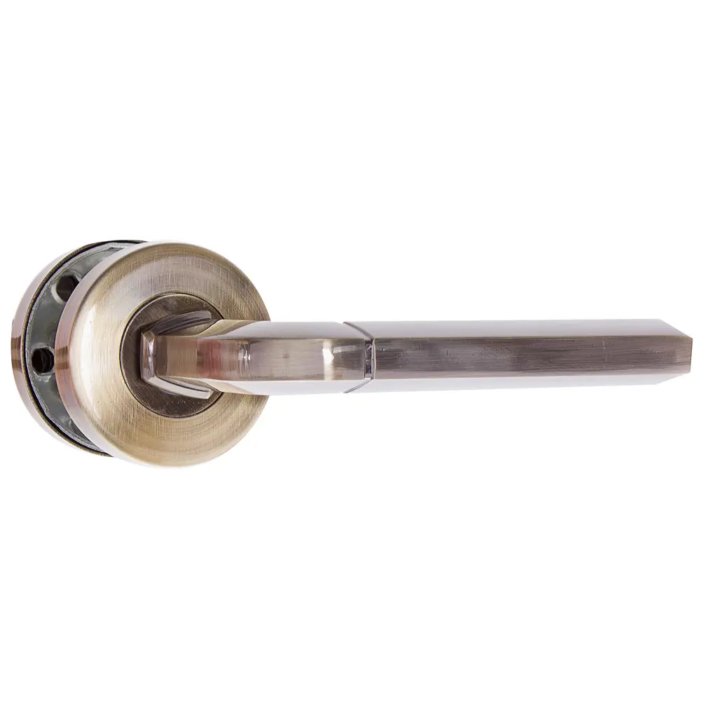 Ручки дверные на розетке ASS-6017 цвет античная бронза EDSON STLM-2081461