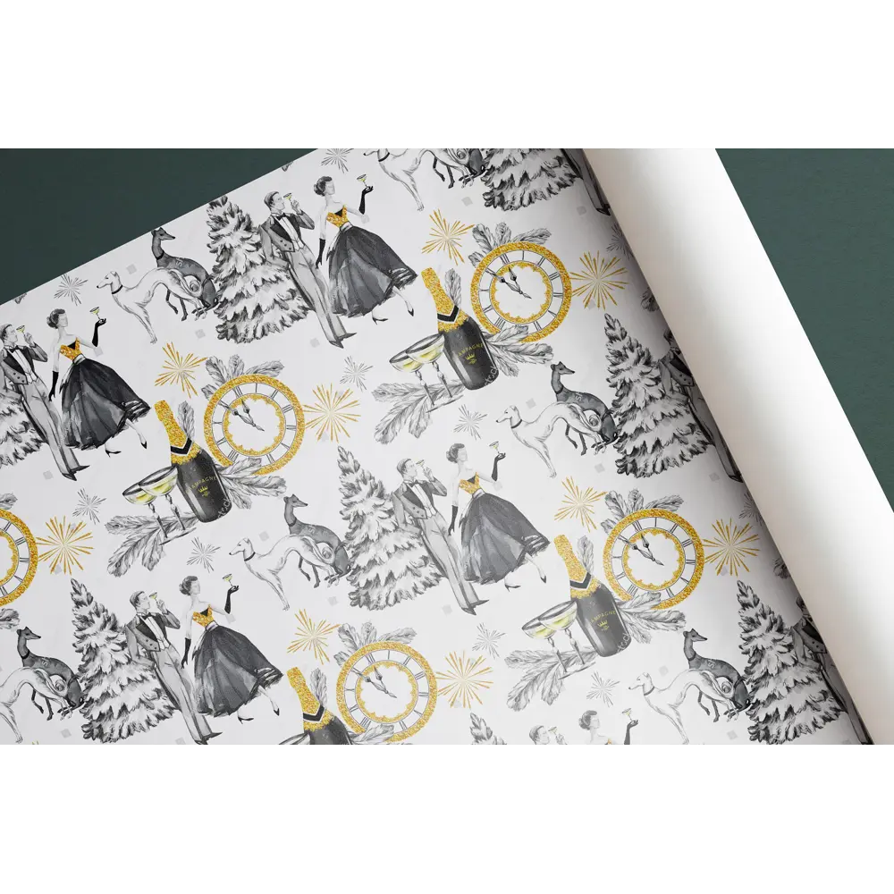 Упаковочная бумага «Зимняя сказка» 70 см Симфония STLM-2119700 - Вид №1