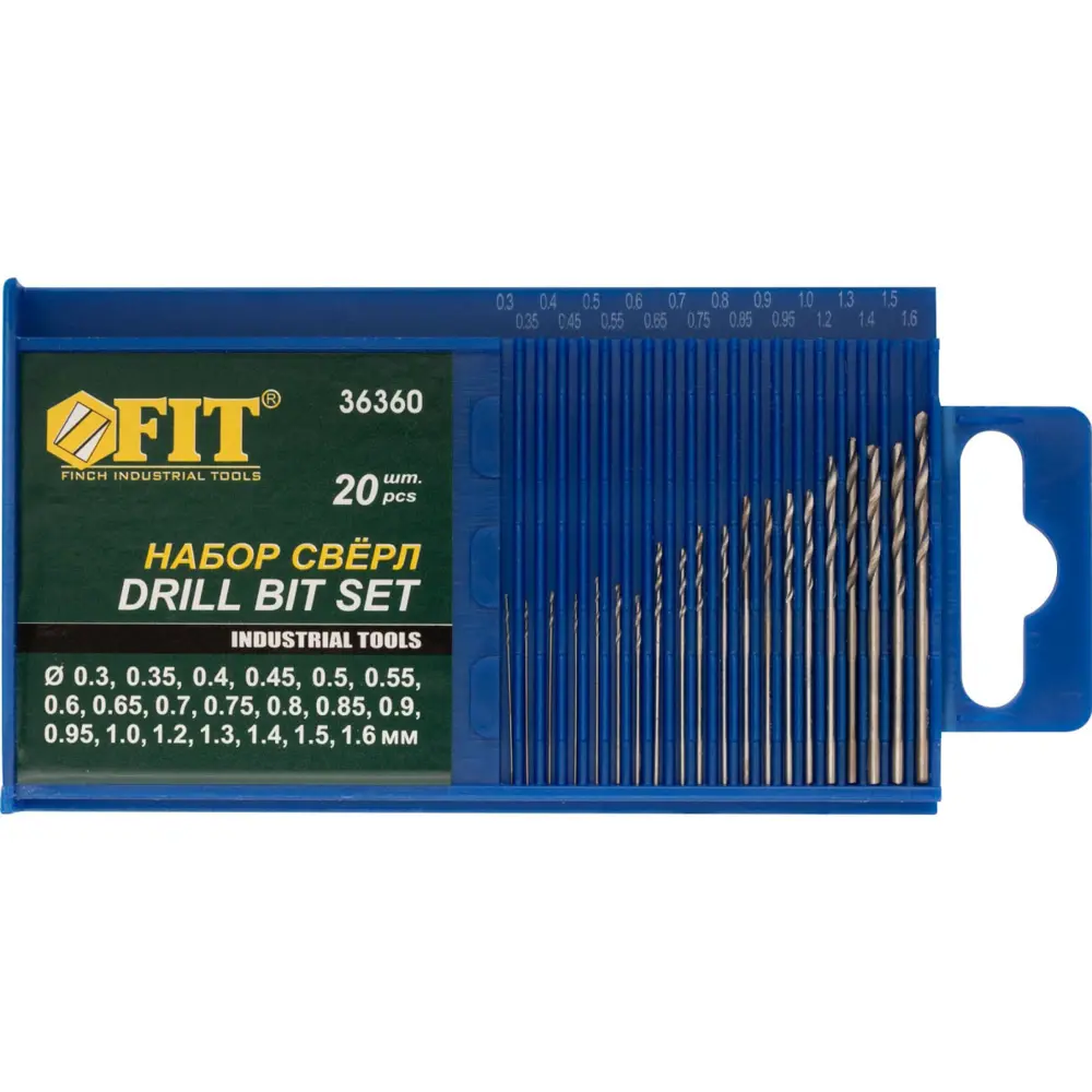 Набор сверл по металлу Fit 36360, 20 шт STLM-2143747