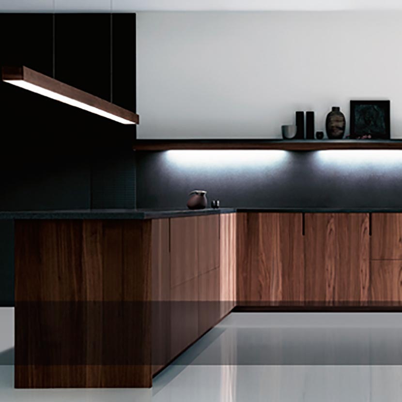 029840 Кухня Nogal Doca Bunotte Santreyd  - Вид №1