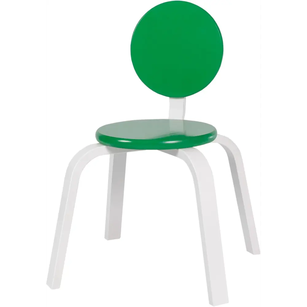 Стул детский Ромашка 25x50.9x25 см дерево цвет бело-зеленый Santreyd STLM-2179760