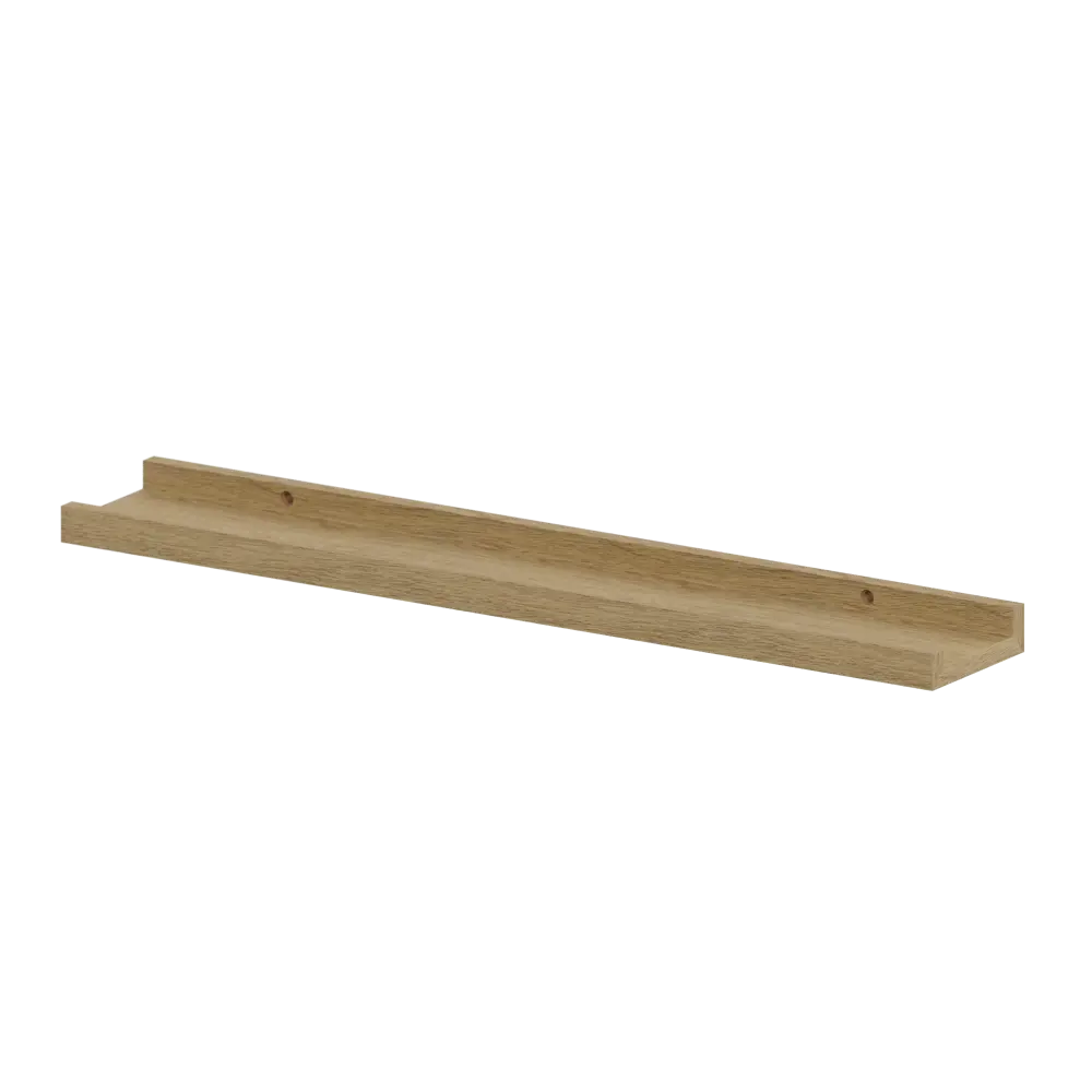Полка настенная Spaceo Oak 60x10 см МДФ цвет дуб STLM-2159226