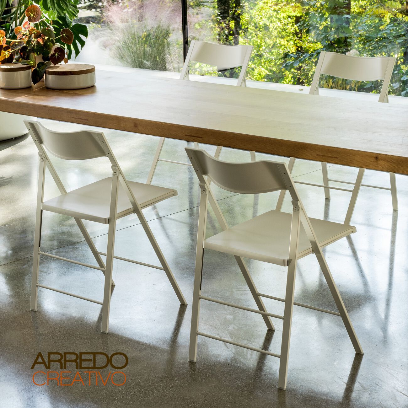 Складной стул из полипропилена Arredo Creativo тонкий ARCH-00045287 - Вид №3