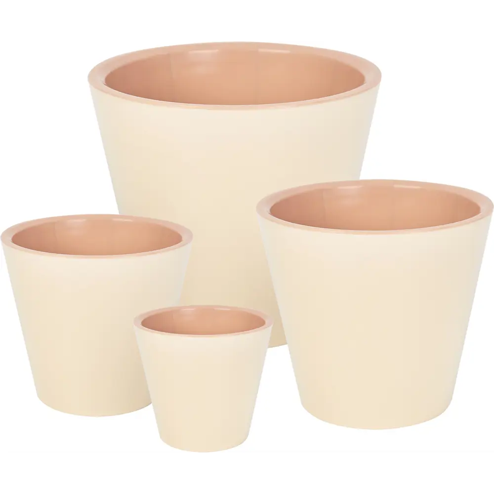 Кашпо INGREEN London с терморегуляцией ø23 см сливочный 83135572 STLM-0039271 - Вид №3