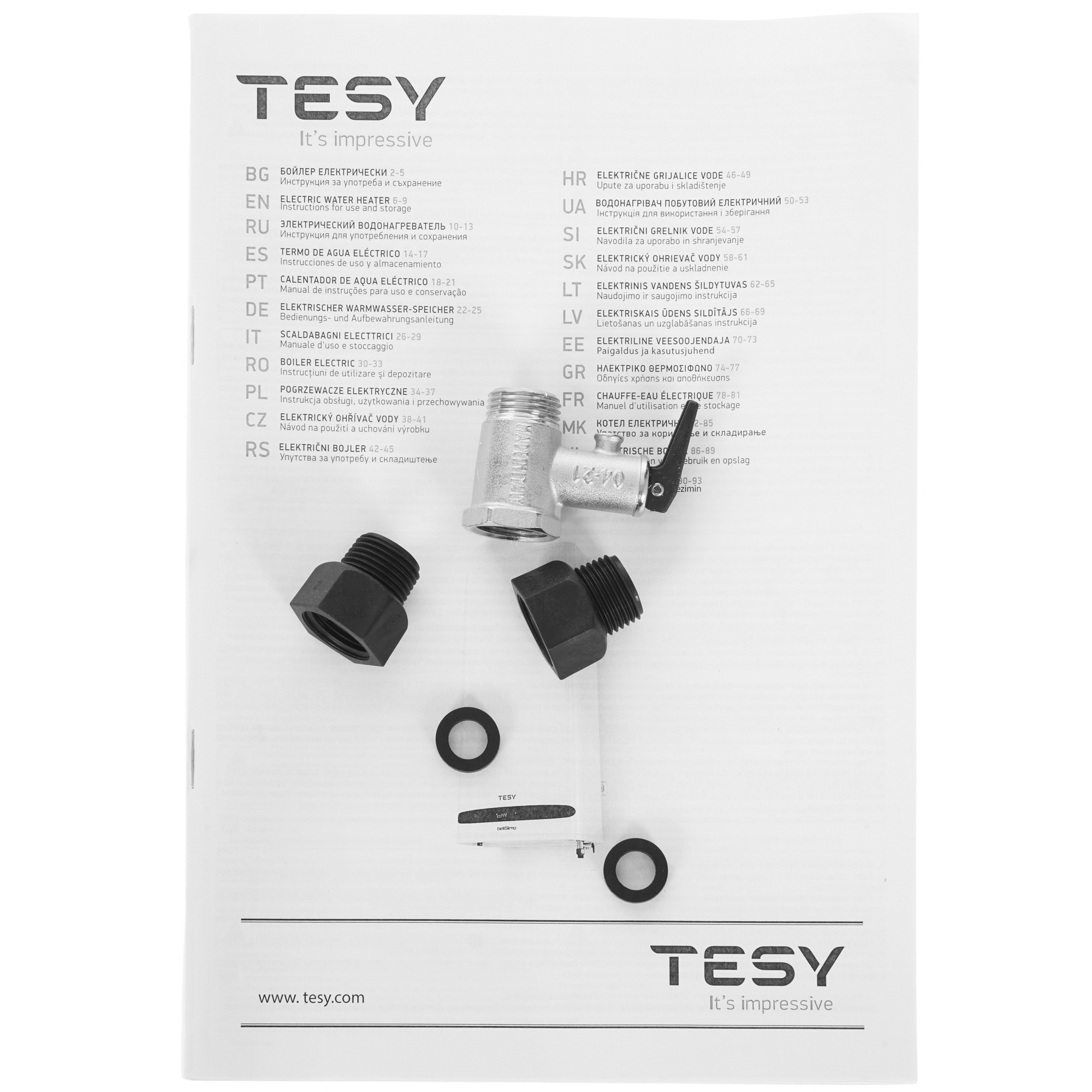 5343449 Водонагреватель электрический TESY GCR 1002724D E31 EC STDN-0084256 - Вид №8