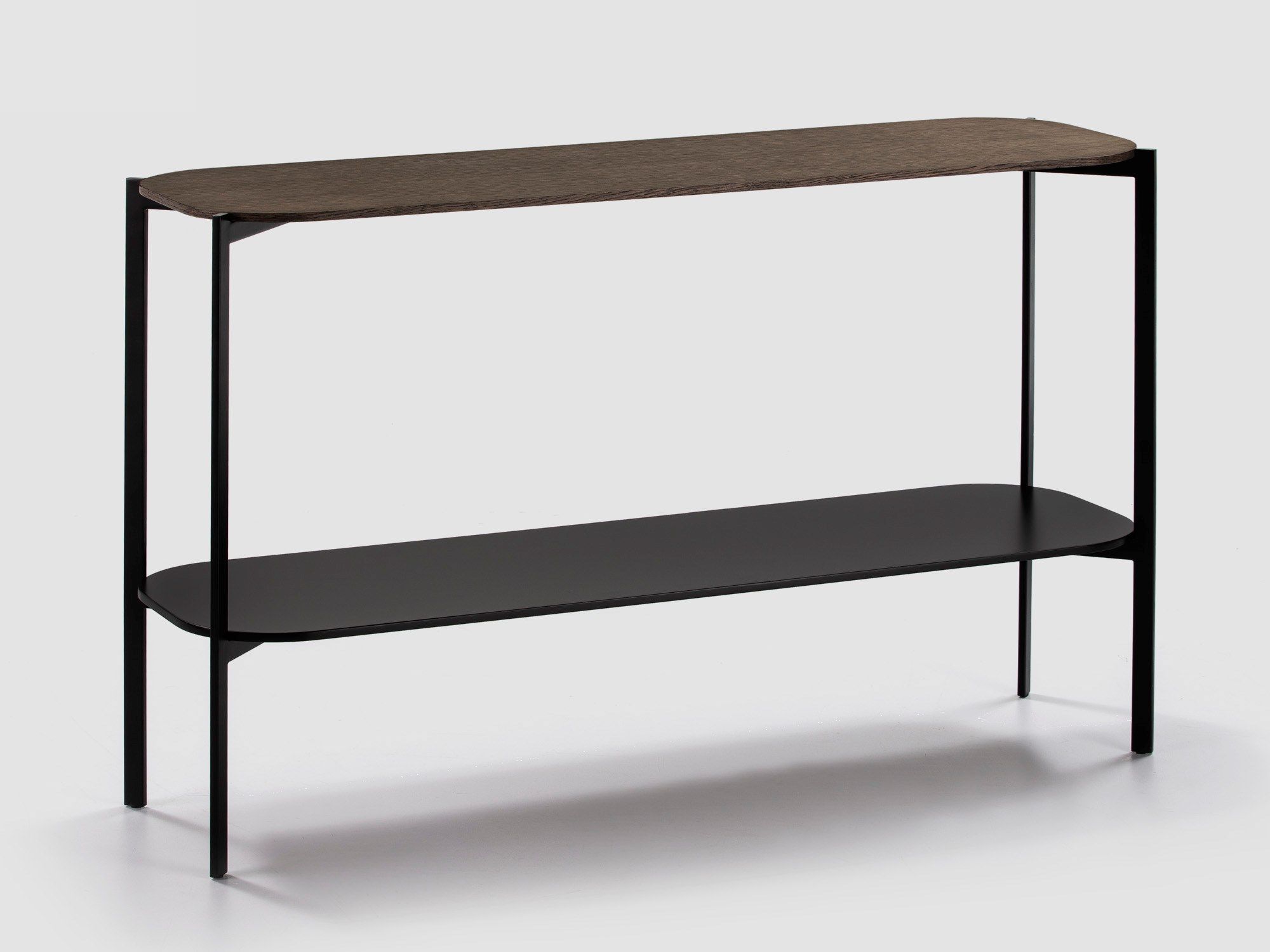 Деревянная прямоугольная консоль с полками Kendo Mobiliario ARCH-00147726