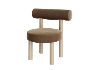 Мягкий стул с открытой спинкой