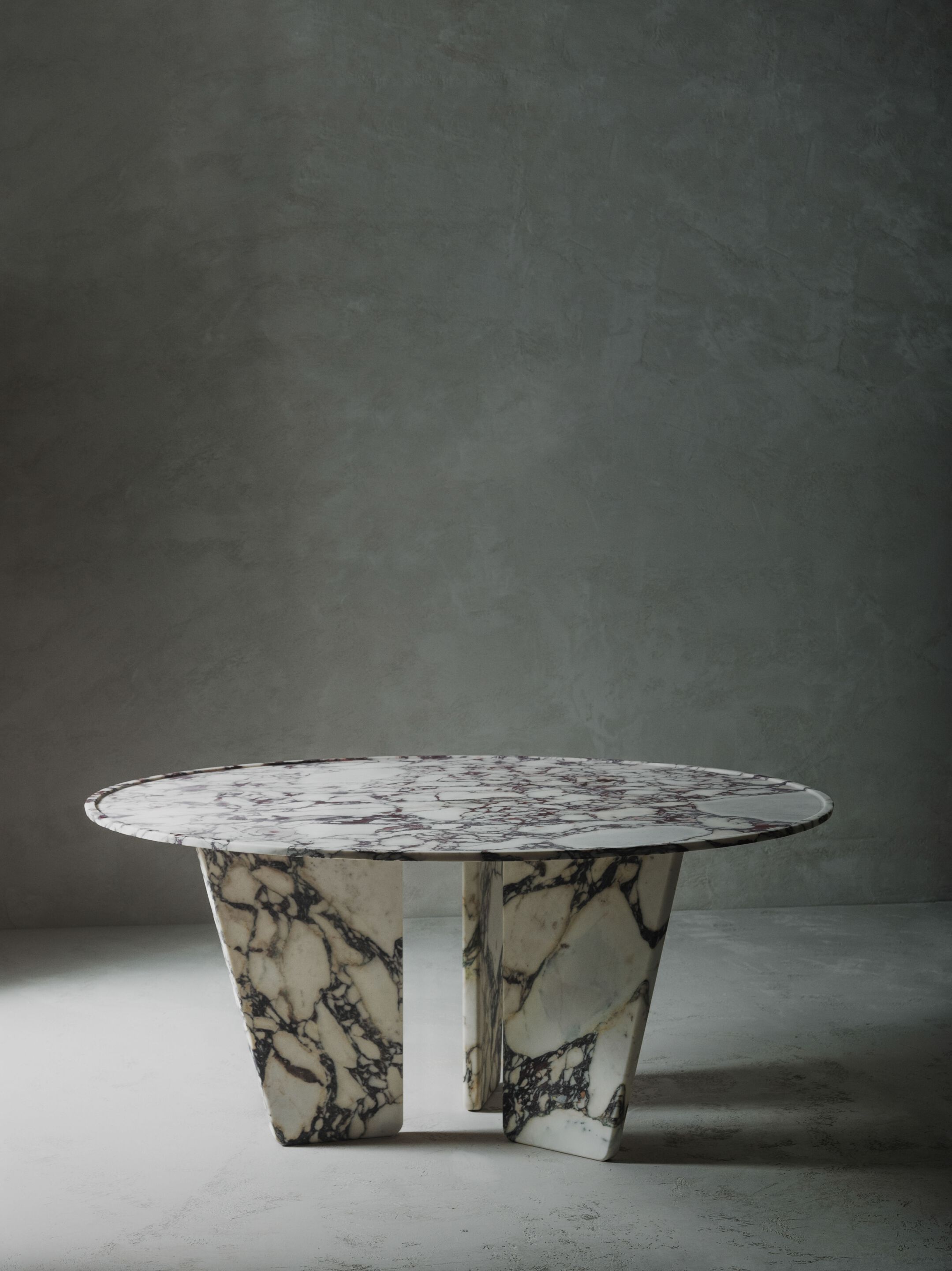 Круглый стол из мрамора и кожи Kreoo QUEEN ARCH-00033129 - Вид №2