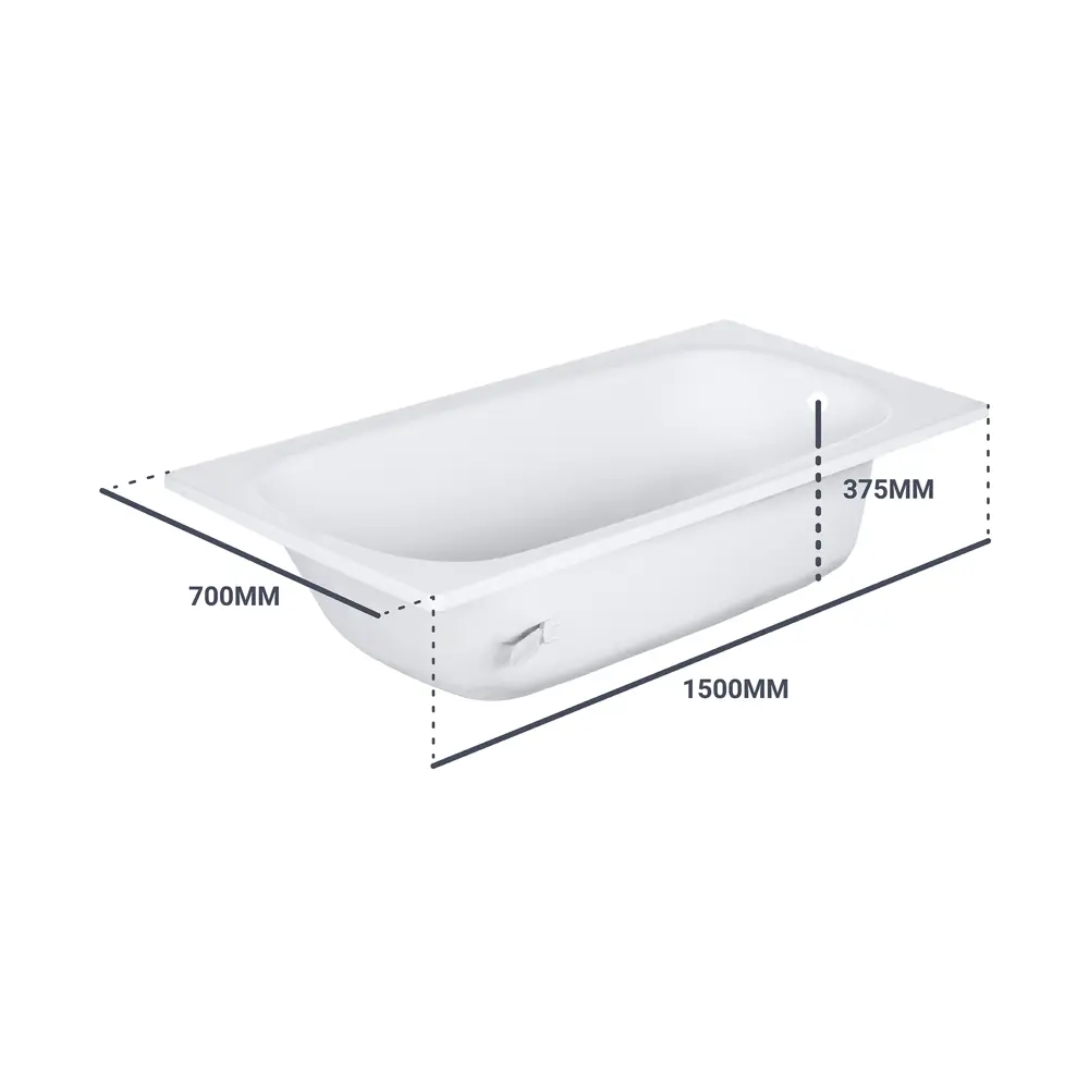 Ванна Roca Contesa сталь 150х70 см Контесса STLM-2180410 - Вид №2