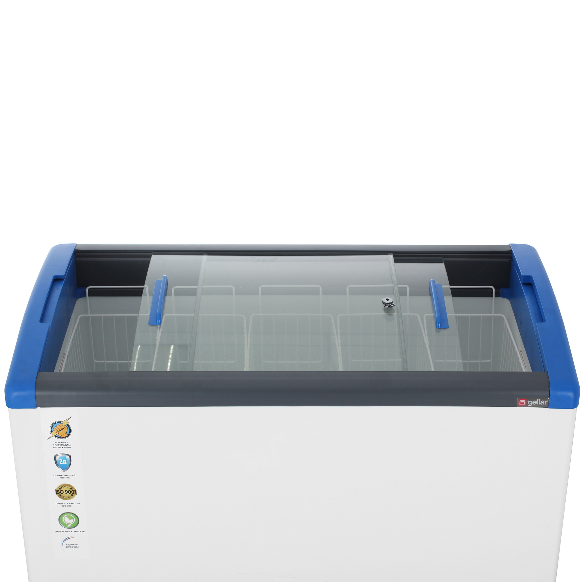 1229609 Морозильный ларь Frostor Gellar FG 475 E белый, синий STDN-0127113 - Вид №4