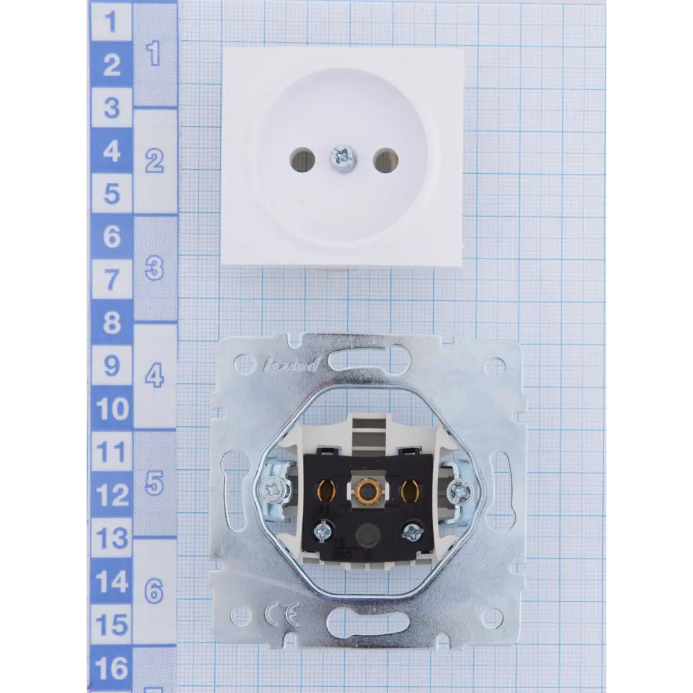 Розетка Lezard Karina без заземления цвет белый STLM-2010925 - Вид №7