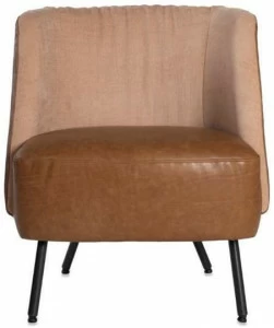 Jess Кожаное кресло с подлокотниками Tray