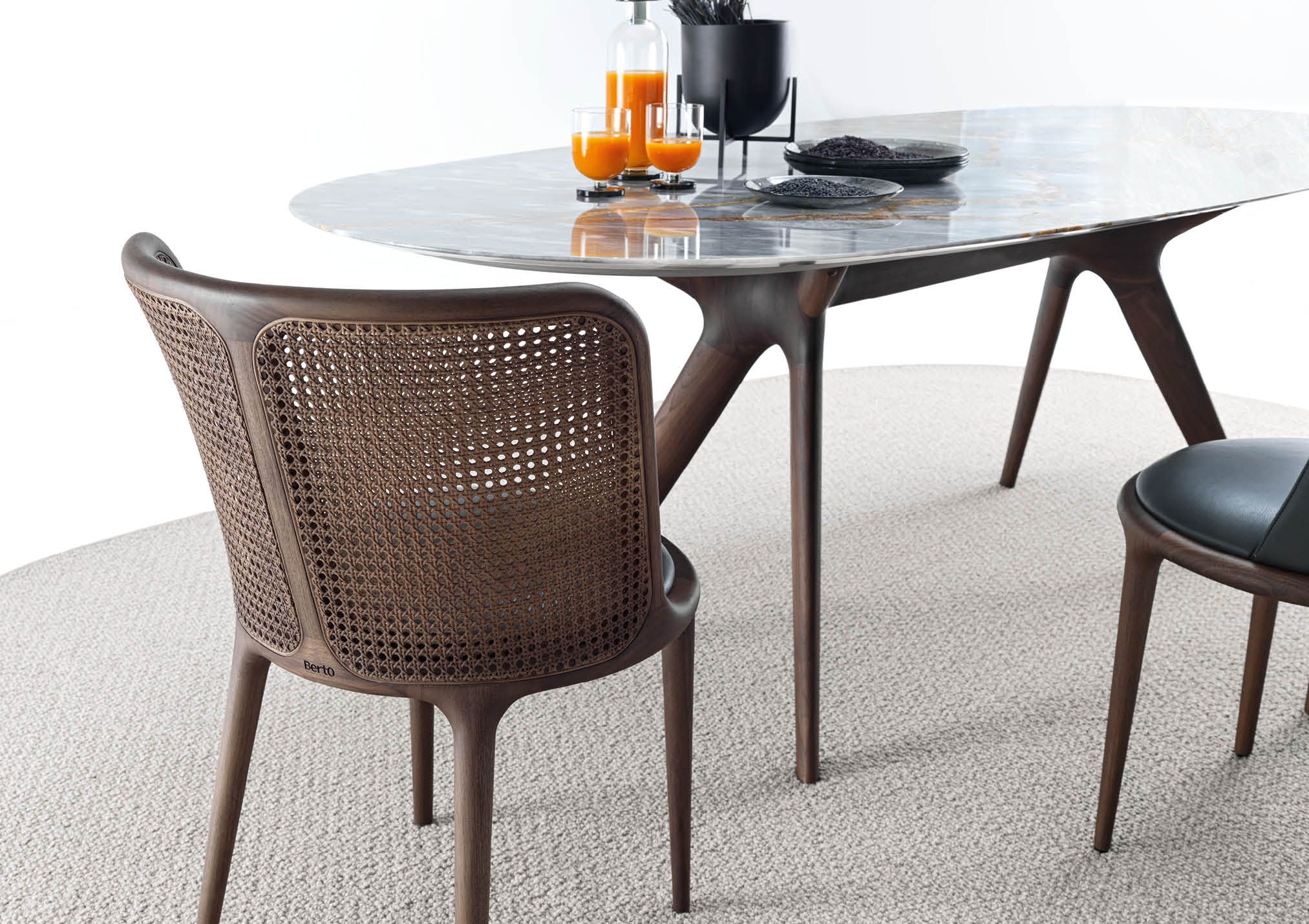 Венский соломенный стул с мягким сиденьем BertO CHERIE ARCH-00068801 - Вид №4