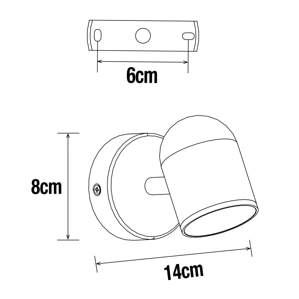 Поворотный спот INSPIRE Technic GU10 в стиле чёрное дерево 82666403 STLM-0033320 - Вид №6