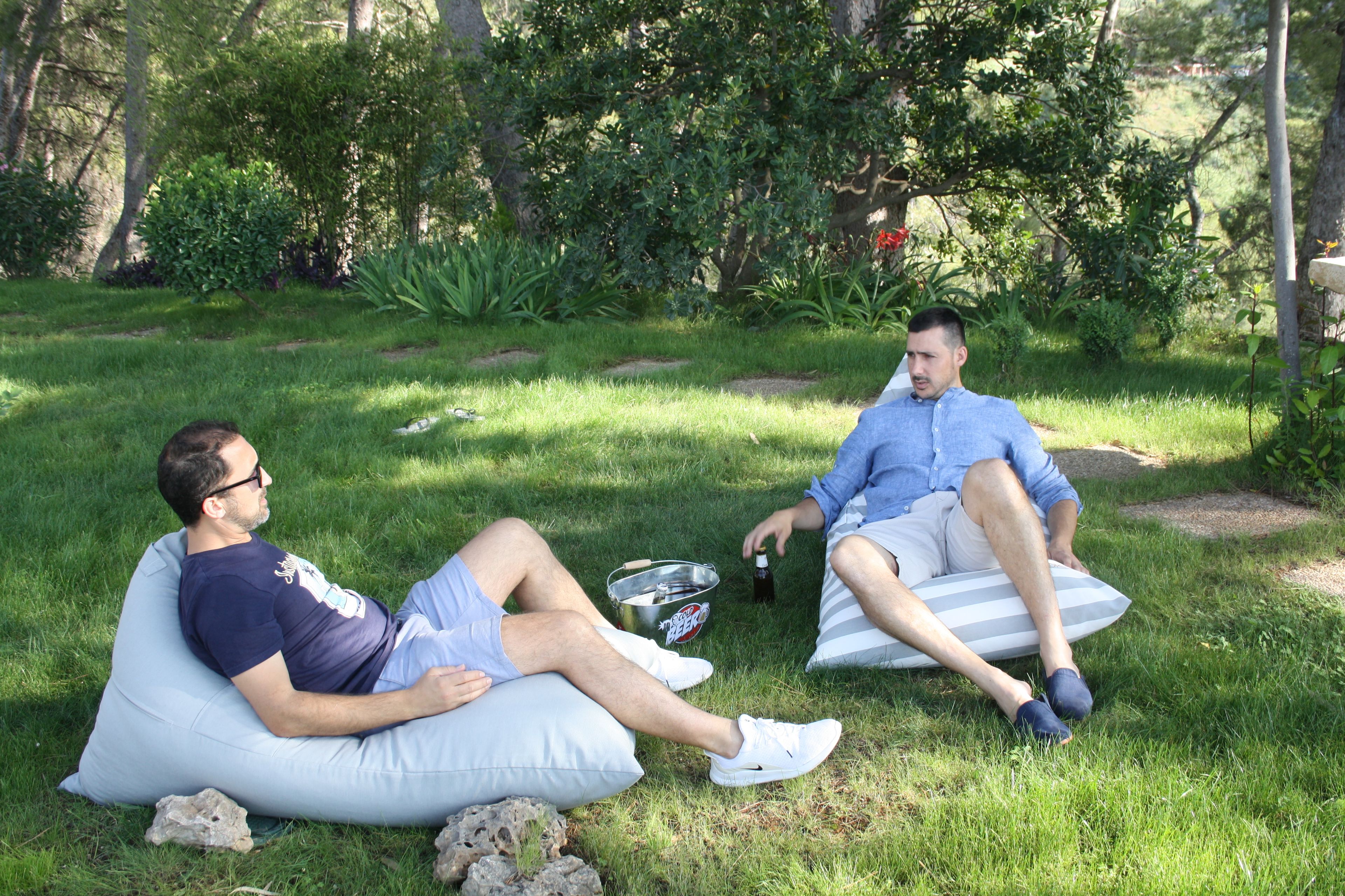 Ткань съемная сумка садовое кресло Kaimok оттоманка для внутреннего и наружного использования ARCH-00097764 - Вид №11