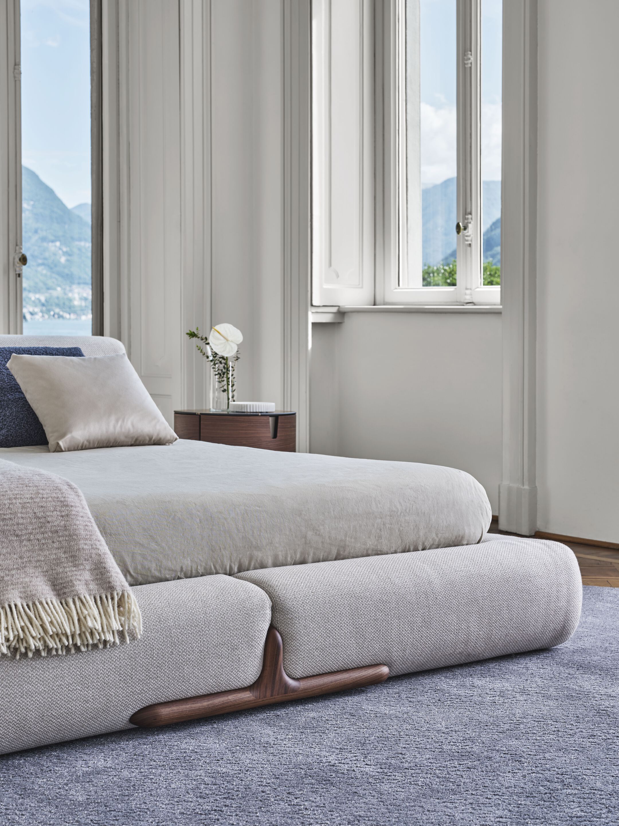 Двуспальная мягкая кровать из ткани Porada Twenty-Four ARCH-00126907 - Вид №5