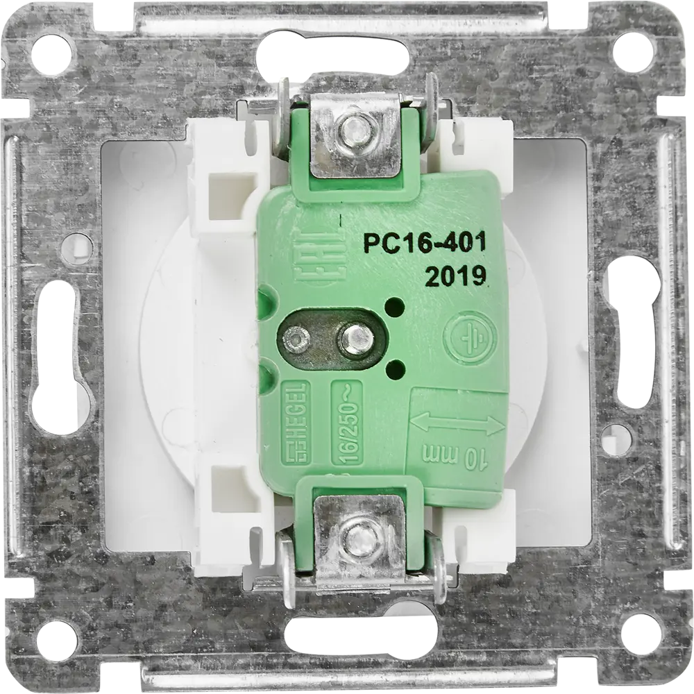 Розетка встраиваемая Hegel Мастер цвет серебро STLM-2197462 - Вид №2