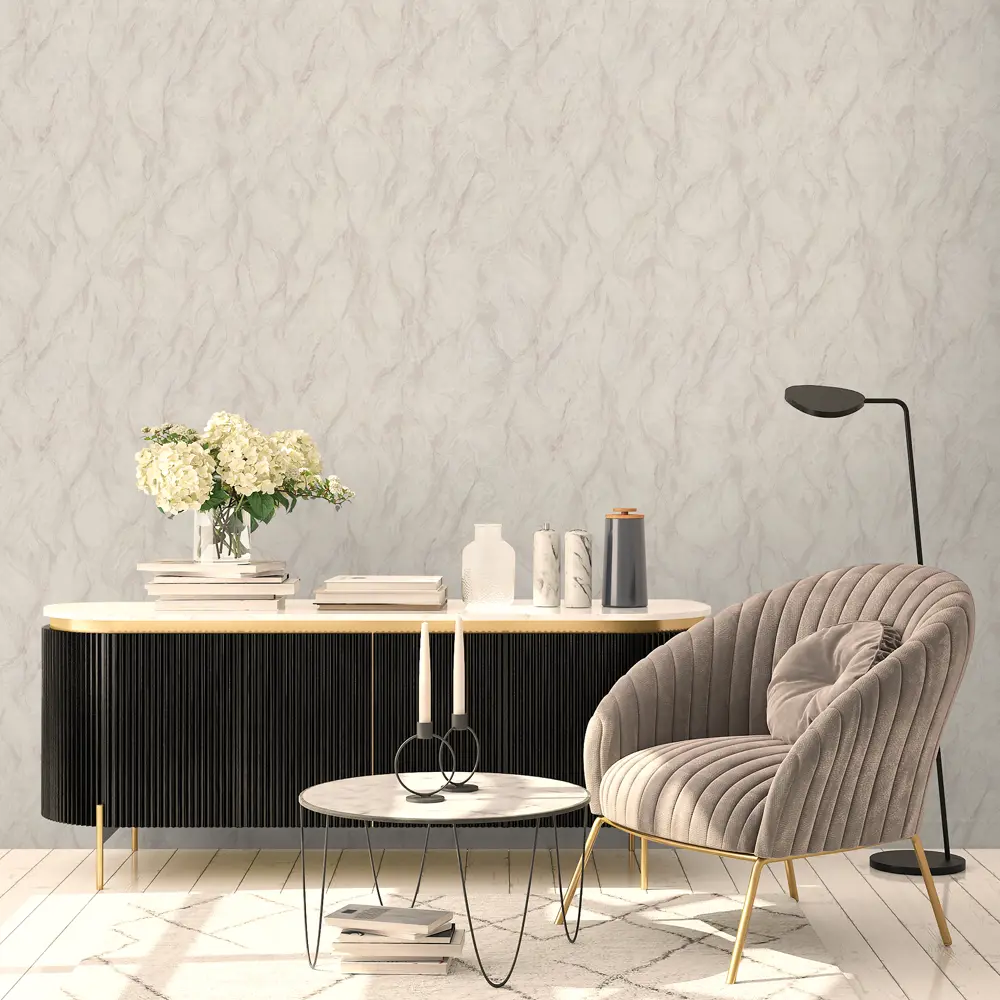 MONTE SOLARO Sage - Флизелиновые обои бежевые для стильного интерьера 89384250 Scala STLM-1420757 - Вид №2