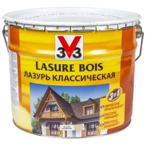 Антисептик V33 полуглянцевый прозрачный 10 л