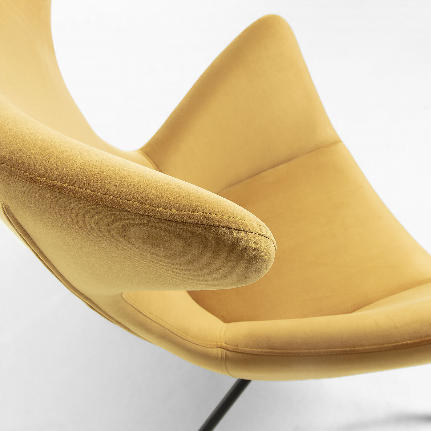 062480 Кресло Egg Vanda горчица CC0754J81 La Forma Chleo  - Вид №4