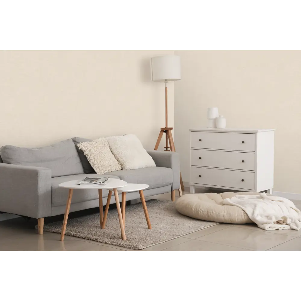 Обои флизелиновые KREAFORTA Малабо бежевые 1.06 м 587630 STLM-2195623 - Вид №1