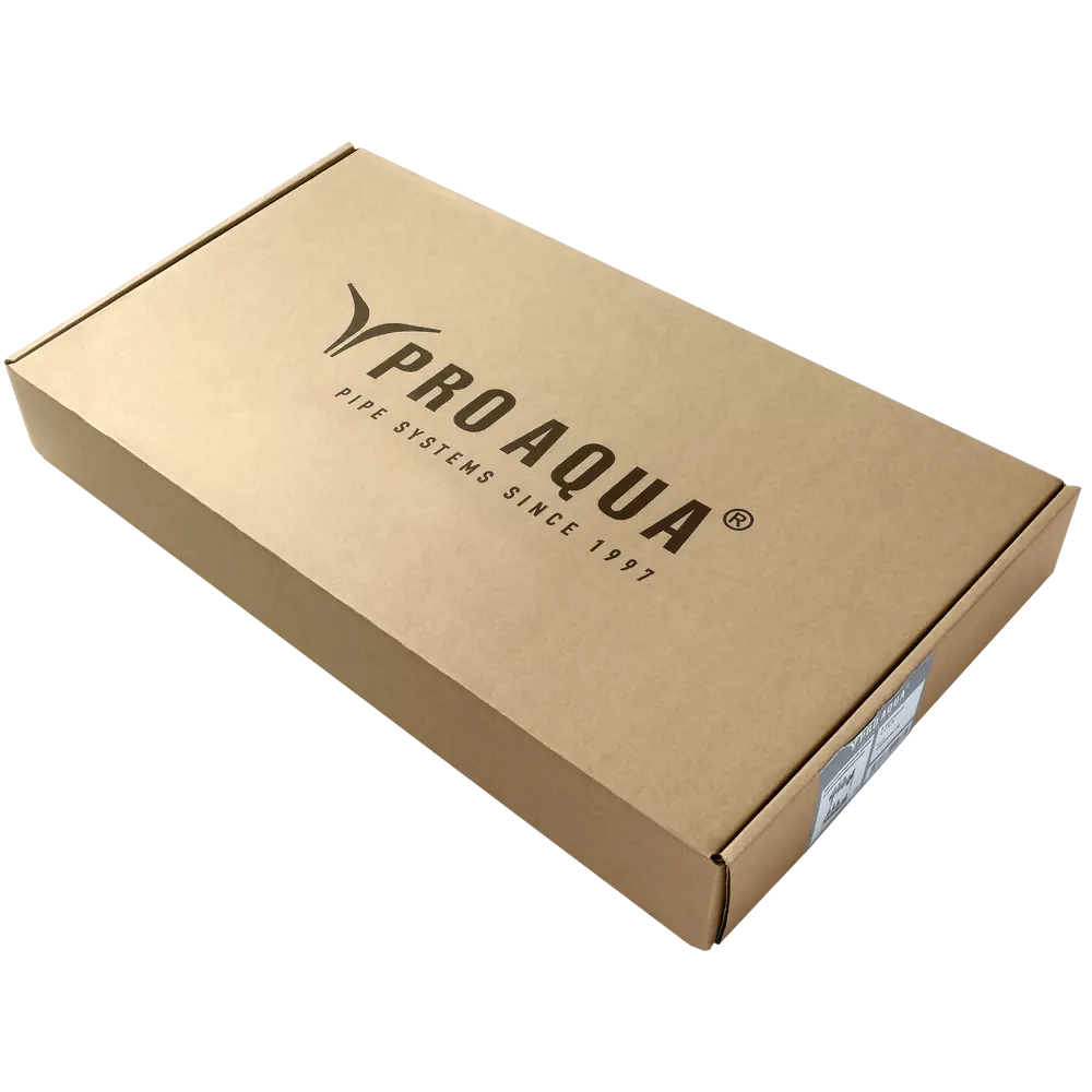Коллекторная группа с расходомерами Pro Aqua 1"x3/4" 2 выхода нержавеющая сталь STLM-2009177 - Вид №4