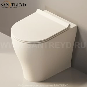 AP117G9003 Приставной унитаз напольный Белый Ceramica Flaminia App Италия