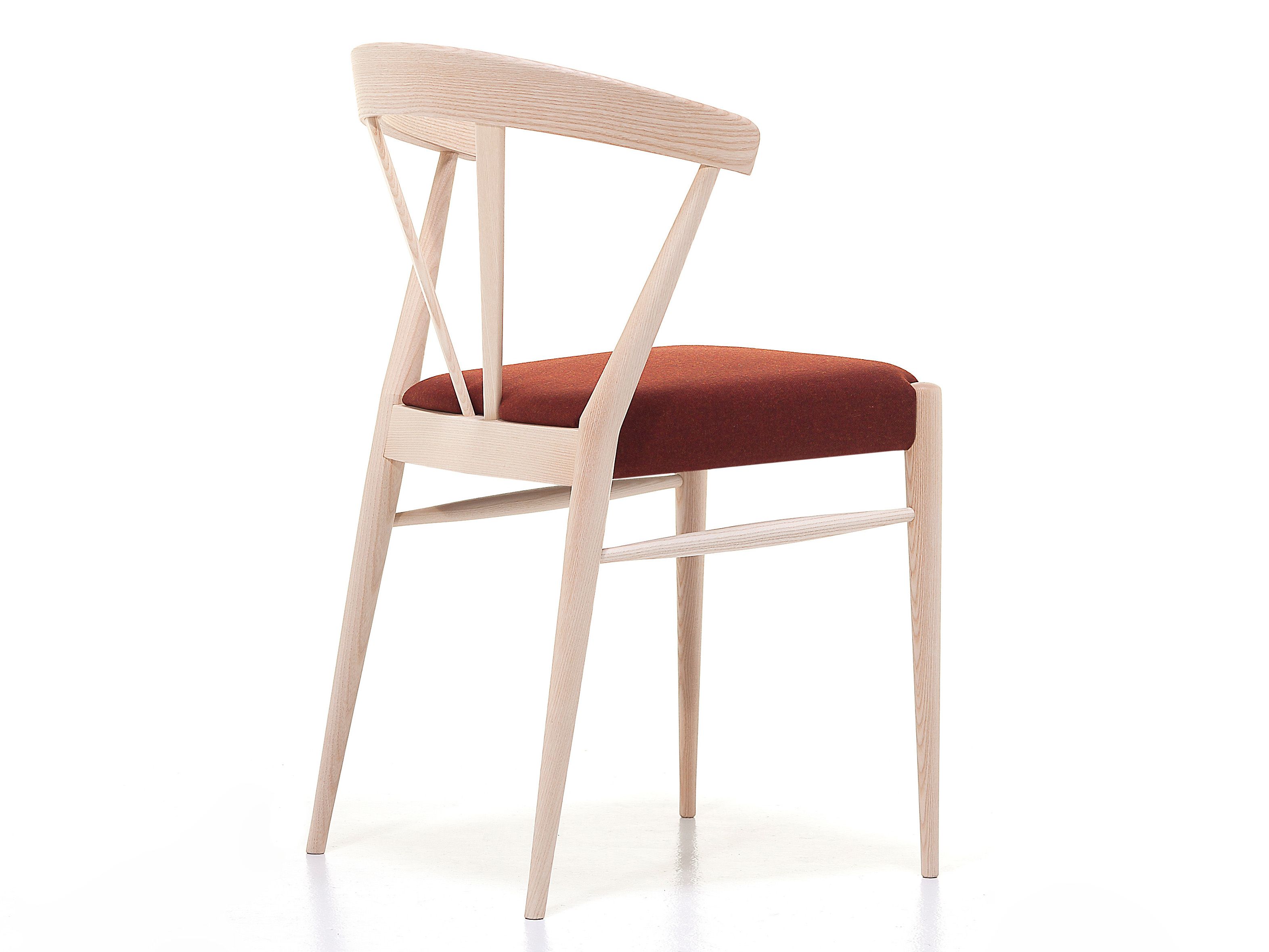 Мягкий штабелируемый стул Cizeta имбирь ARCH-00106870