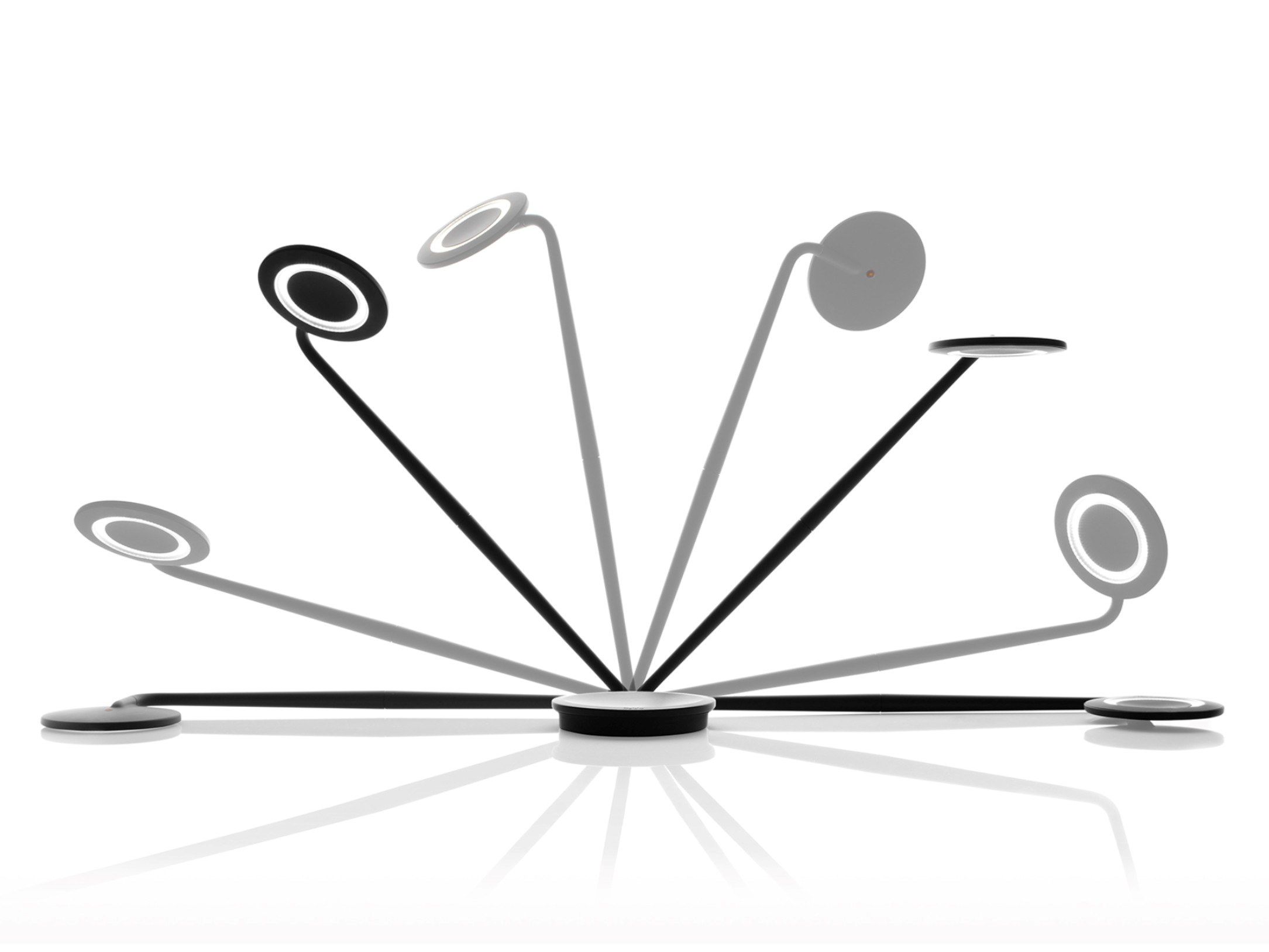 Алюминиевая вращающаяся настольная лампа с USB-разъемом Pablo Designs Pixo ARCH-00042144 - Вид №2