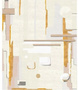 Tapis Rouge Прямоугольный коврик ручной работы Abstraction Tr1297