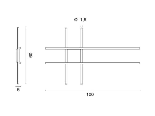 Алюминиевый светодиодный настенный светильник EGOLUCE Дизайн ARCH-00013687 - Вид №3