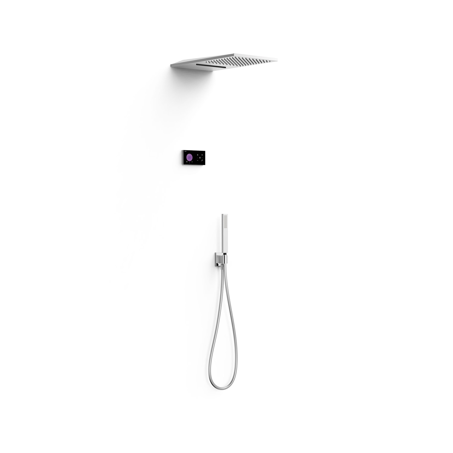КОМПЛЕКТ ДЛЯ ДУША de grifo termostático electrónico empotrado de 3 вида Душевой Техники Blue Edition para ducha-09288308 TRES Electronic
